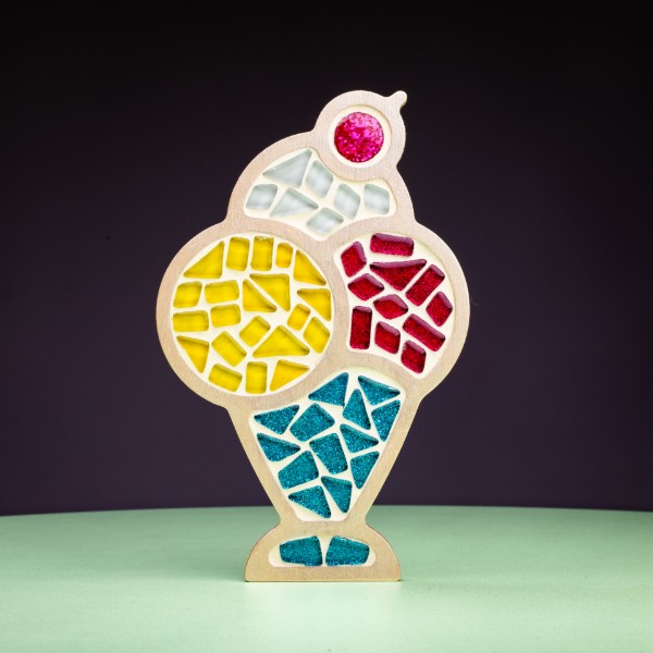 Фото - Стеклянная мозаика Mosaaro Ice Cream.Мороженое (MA1003)