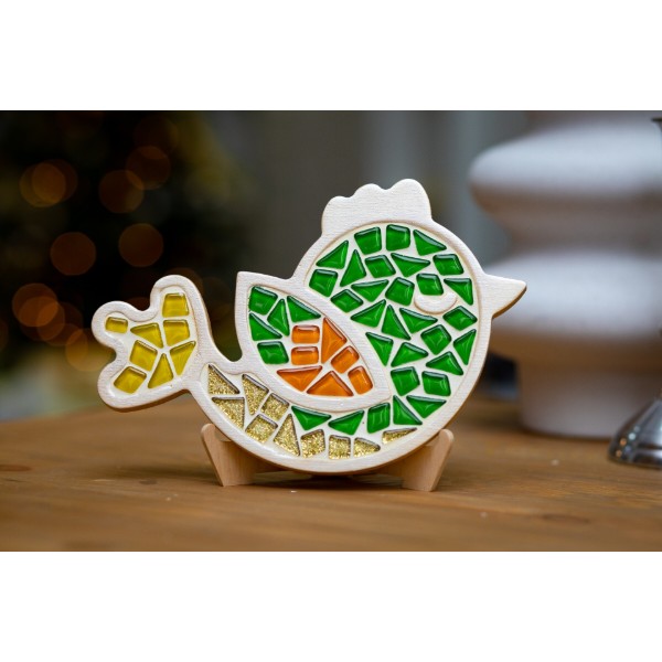 Фото - Стеклянная мозаика Mosaaro Bird.Птица (MA1005)