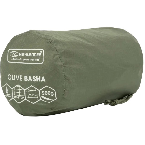 Фото - Тент Highlander Basha Shelter Olive (MA100-OG)