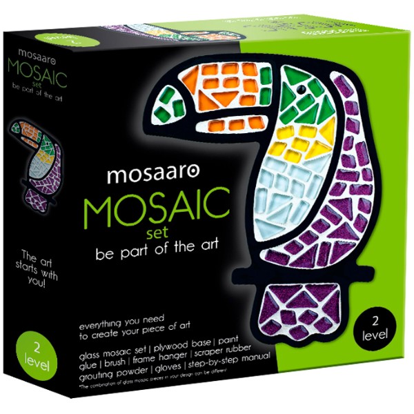 Фото - Стеклянная мозаика Mosaaro Tucan Тукан (MA2001)