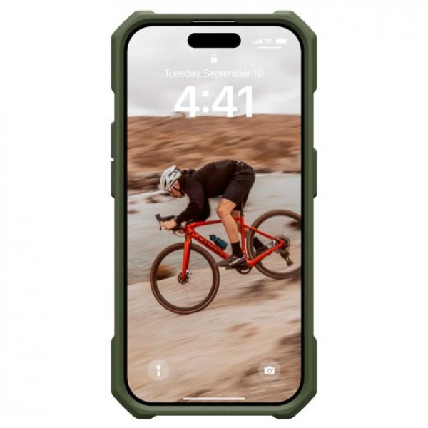 Фото - Чохол для смартфону UAG for Apple iPhone 15 Pro Essential Armor Magsafe Olive Drab (114276117272)