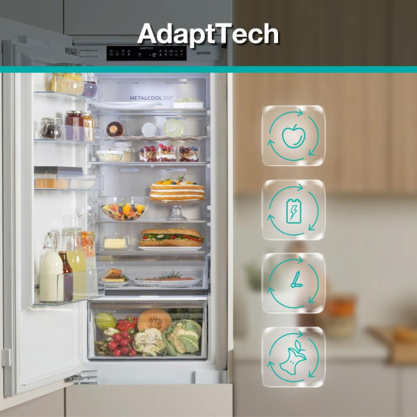 Фото - Холодильник встраиваемый Gorenje NRKI517E61WF