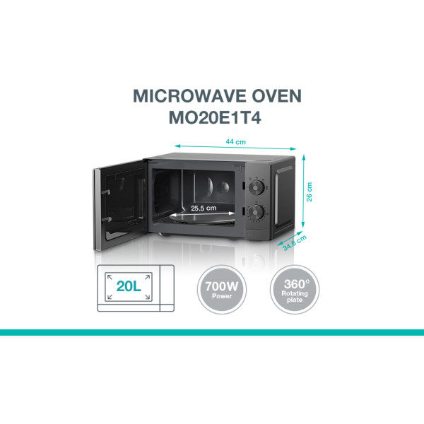 Фото - Мікрохвильова піч (НВЧ) Gorenje MO20E1T4