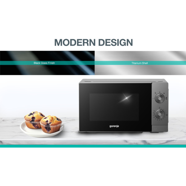 Фото - Мікрохвильова піч (НВЧ) Gorenje MO20E1T4