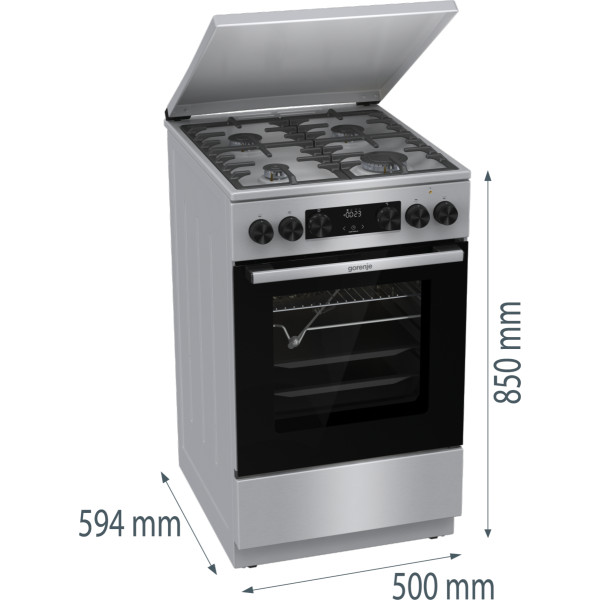 Фото - Плита газовая Gorenje GKS 5C71 XF