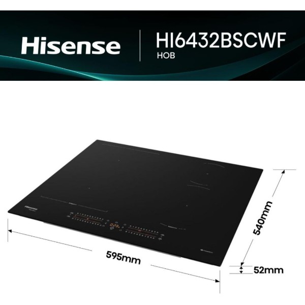Фото - Варочная панель электрическая Hisense HI6432BSCWF