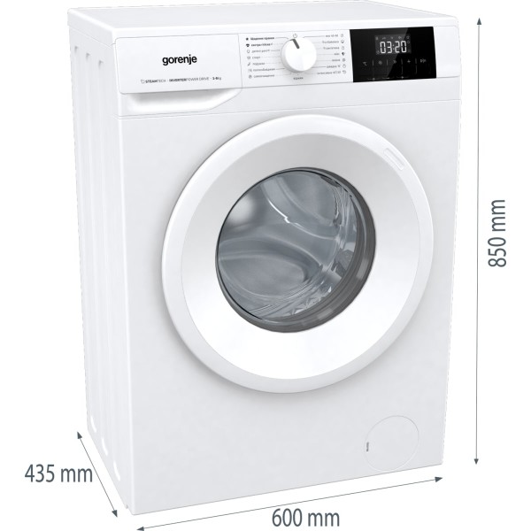 Фото - Пральна машина Gorenje WNGPI61SBS/UA