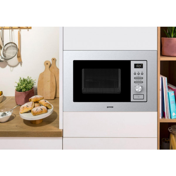 Фото - Мікрохвильова піч (НВЧ) вбудована Gorenje BMI201AG1X