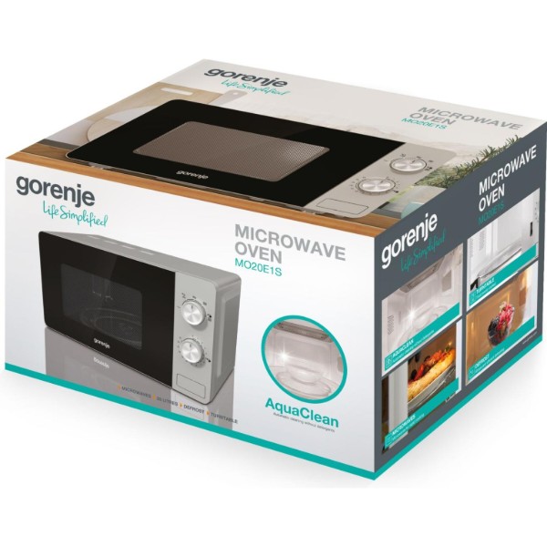 Фото - Мікрохвильова піч (НВЧ) Gorenje MO20E1S