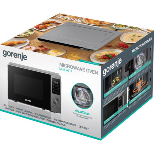 Фото - Мікрохвильова піч (НВЧ) Gorenje MO20A3T4