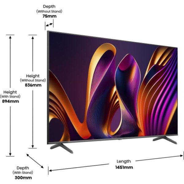 Фото - Телевізор Hisense 65E7NQ PRO
