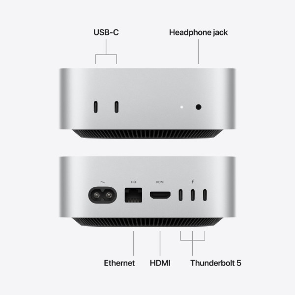 Фото - Настольный компьютер Apple Mac mini M5 Pro 15 core CPU, 16 core GPU, 24GB, 512GB SSD (MHQN4)