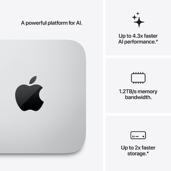 Фото - Настольный компьютер Apple Mac Studio M5 Ultra 30 core CPU, 64 core GPU, 96GB, 1TB (MHL74)