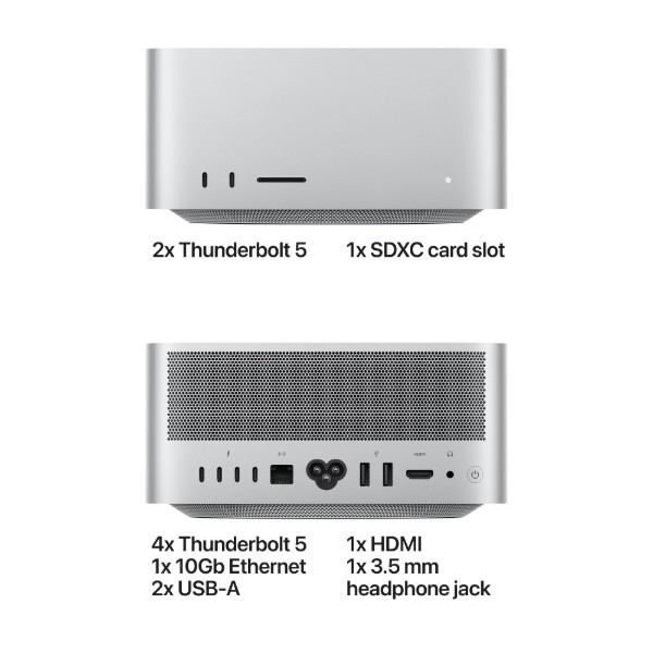 Фото - Настольный компьютер Apple Mac Studio M5 Ultra 30 core CPU, 64 core GPU, 96GB, 1TB (MHL74)