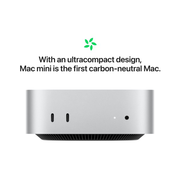 Фото - Настільний комп'ютер Apple Mac mini M4 A3238 10-Core CPU 10-Core GPU 16GB/256GB (MU9D3)