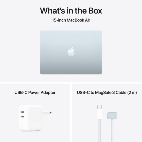 Фото - Ноутбук Apple MacBook Air 15" M4 16Gb/256Gb Sky Blue (Восстановленный, Почти новый)