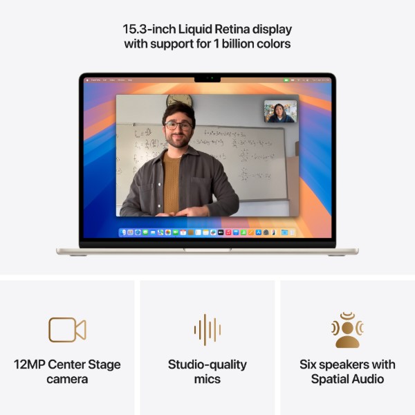 Фото - Ноутбук Apple MacBook Air 15" M4 16Gb/256Gb Starlight (Восстановленный, Как новый)