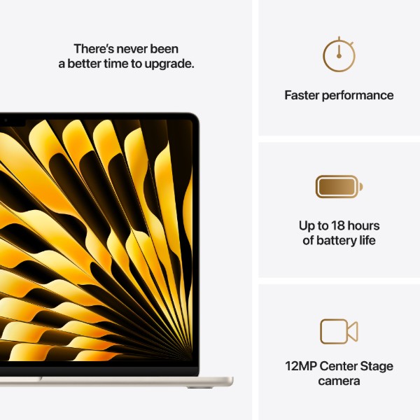 Фото - Ноутбук Apple MacBook Air 15" M4 16Gb/256Gb Starlight (Восстановленный, Как новый)
