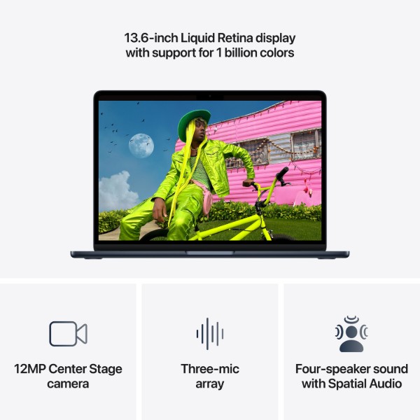 Фото - Ноутбук Apple MacBook Air 13.6 M5 16GB 1TB MDHF4 Midnight