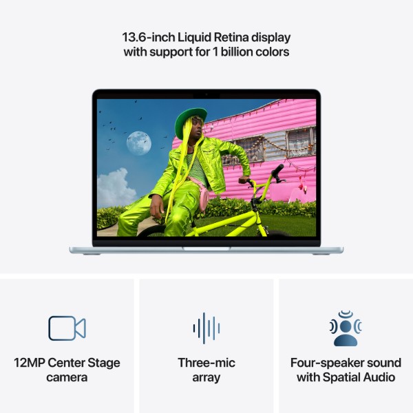 Фото - Ноутбук Apple MacBook Air 13.6 M5 16GB 1TB MDHJ4 Sky Blue
