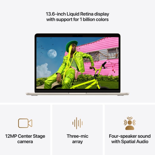 Фото - Ноутбук Apple MacBook Air 13.6 M5 16GB 1TB MDHC4 Starlight