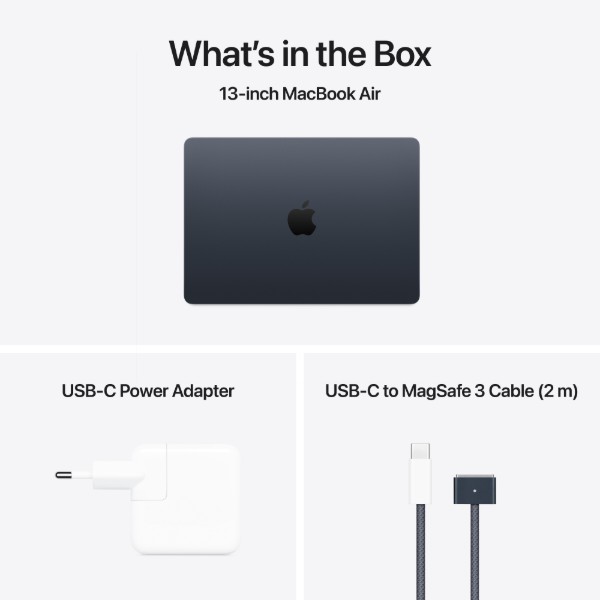 Фото - Ноутбук Apple MacBook Air 13" M4 16GB/512GB Midnight (Восстановленный, Хорошее состояние)