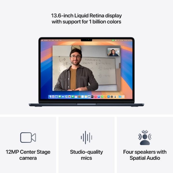 Фото - Ноутбук Apple MacBook Air 13" M4 16GB/512GB Midnight (Восстановленный, Хорошее состояние)