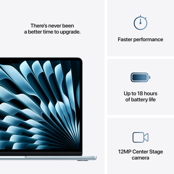 Фото - Ноутбук Apple MacBook Air 13" M4 16GB/256GB Sky Blue (Восстановленный, Почти новый)