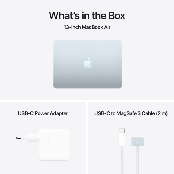 Фото - Ноутбук Apple MacBook Air 13.6 M4 16GB 512GB MC6U4 Sky Blue