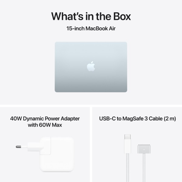 Фото - Ноутбук Apple MacBook Air 15.3 M5 24GB 1TB MDVU4 Sky Blue