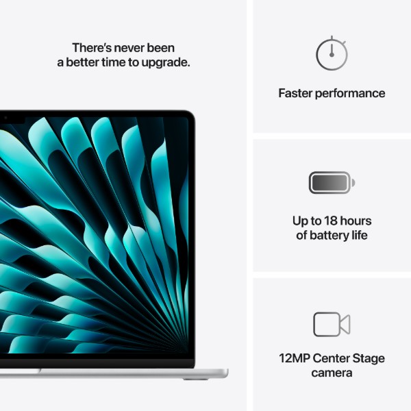 Фото - Ноутбук Apple MacBook Air 15.3 M4 24GB 512GB MC6J4 Silver