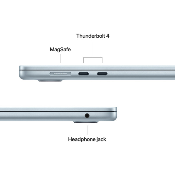 Фото - Ноутбук Apple MacBook Air 15" M4 24GB/512GB Sky Blue (Відновлений, Майже новий)
