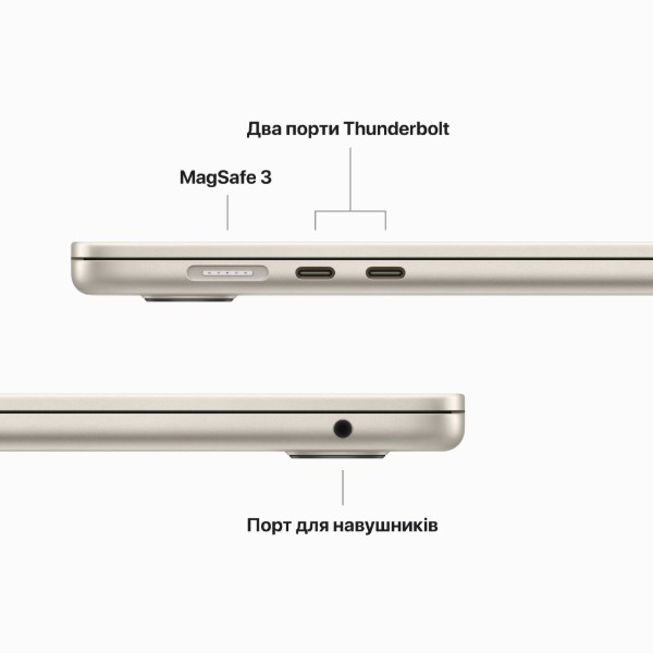 Фото - Ноутбук Apple MacBook Air 15.3'' M2 10-Core GPU 256Gb MQKU3 Starlight