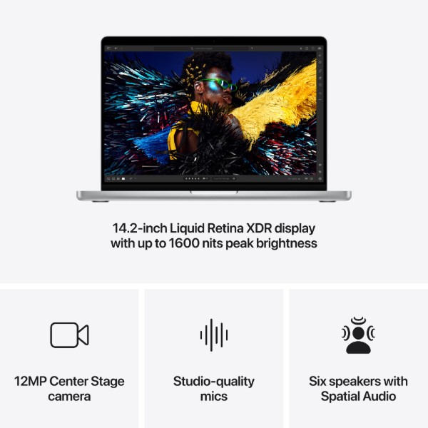 Фото - Ноутбук Apple MacBook Pro 14'' M4 Pro 14-core CPU 20-core GPU 24Gb 1Tb MX2F3 Silver