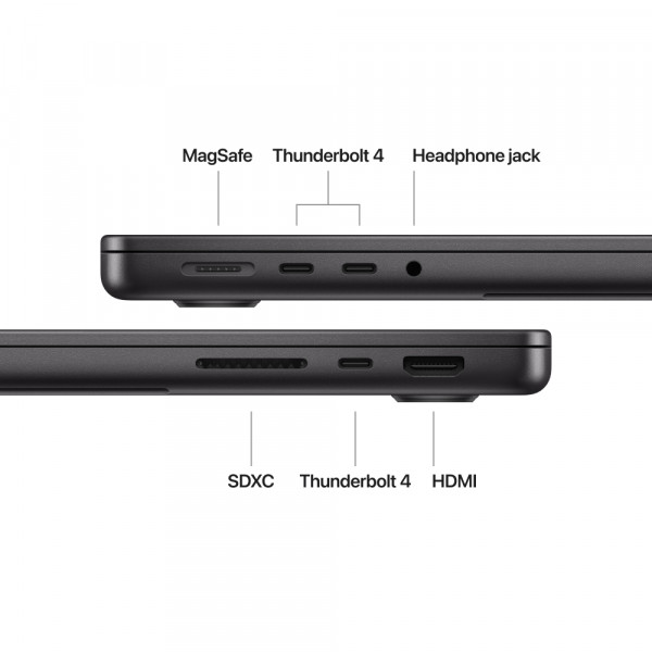 Фото - Ноутбук Apple MacBook Pro 14" M4 16GB/512GB Space Black (Відновлений, Майже новий)