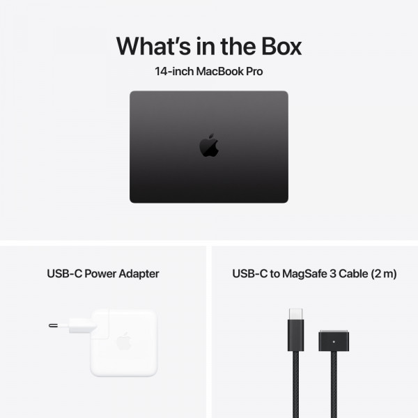 Фото - Ноутбук Apple MacBook Pro 14" M4 16GB/512GB Space Black (Відновлений, Майже новий)