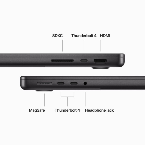 Фото - Ноутбук Apple MacBook Pro 14'' M3 Pro 11-core CPU 14-core GPU 512Gb MRX33 Space Black