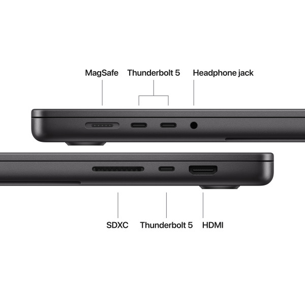 Фото - Ноутбук Apple MacBook Pro 16'' M5 Max 18-core CPU 32-core GPU 36GB 2TB MGED4 Space Black