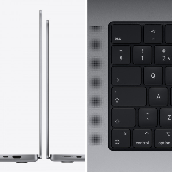 Фото - Ноутбук Apple MacBook Pro M1 Pro 2021 Space Gray (2QZ14V0008D) (Відновлений, Майже новий)