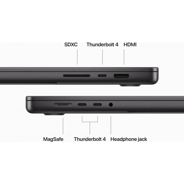 Фото - Ноутбук Apple MacBook Pro 16'' M3 Pro 12-core CPU 18-core GPU 36GB 1TB Z1AG0011L Space Gray