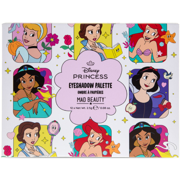 Фото - Набор для лица MAD BEAUTY палетка теней Принцессы Дисней (DPE-16050-6)