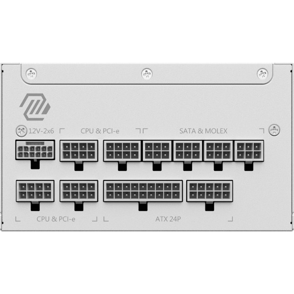 Фото - Блок живлення для ПК MSI MAG A1000GL PCIE5 White 1000W