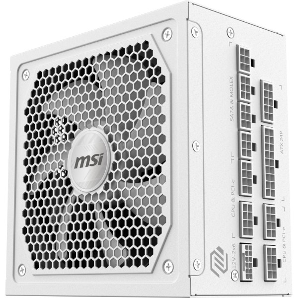 Фото - Блок живлення для ПК MSI MAG A1000GL PCIE5 White 1000W