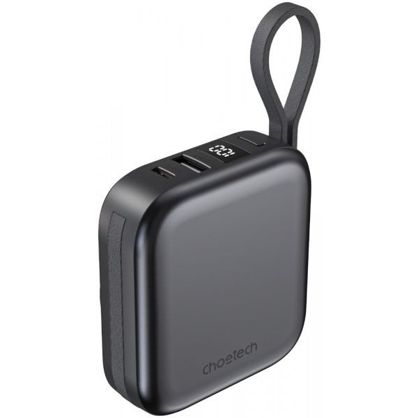 Фото - Батарея мобильная Choetech Magnetic Wireless 10000mAh 22,5W (B697C-BKGY)