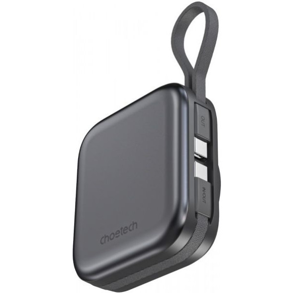 Фото - Батарея мобильная Choetech Magnetic Wireless 10000mAh 22,5W (B697C-BKGY)