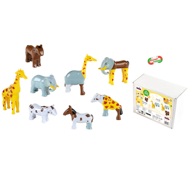Фото - Ігровий набір для малюка Klein EST - Магнітний пазл про тварин, 8 тварин (0066)