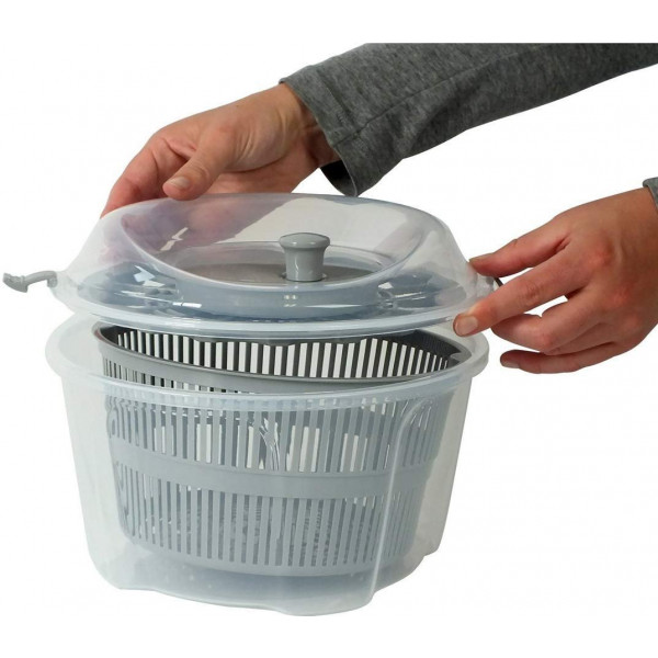 Фото - Сушка для салату Kela Mailin Gray 24.5х17.5 см (11907)