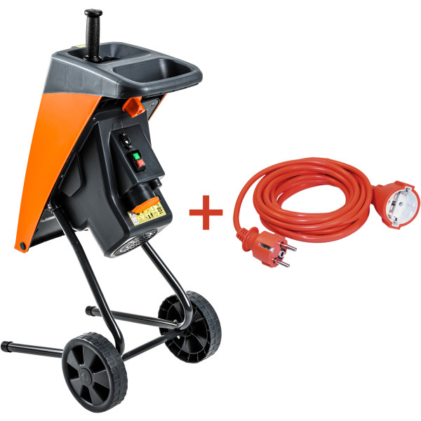 Фото - Подрiбнювач садовий GTM DS2500/40 KIT + подовжувач 10 м помаранч.