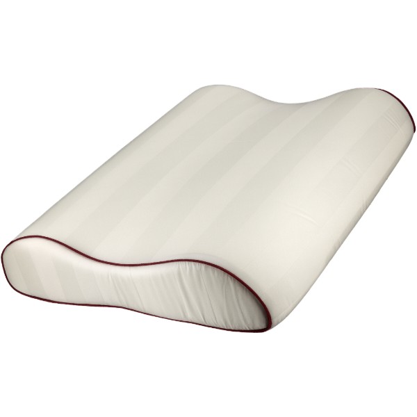 Фото - Подушка ортопедическая MirSon №4234 Noble Stripe Royal Pearl 58х40х10.5 см (2200006424512)