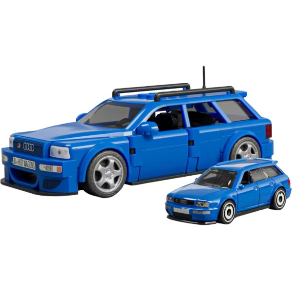 Фото - Колекційна машинка-конструктор Mattel Brick Shop "Audi" серії "Speed" (JGR28)